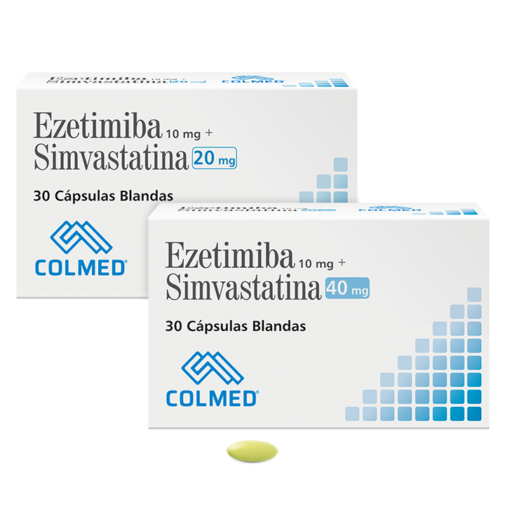 Ezetimiba 10mg + Simvastatina 40mg