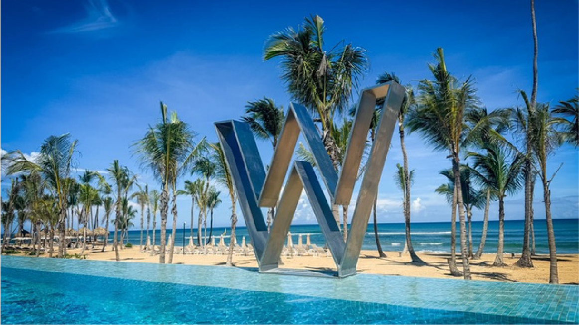 Vista exterior del Hotel W Punta Cana